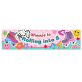 Personalised Roller Skate Party Banner - 120cm x 30cm