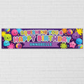 Personalised Squishie Birthday Banner 120cm x 30cm