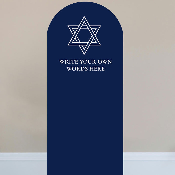 Personalised Star of David Sailboard Stand-Up- 185cm