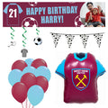 Personalised West Ham United FC Football Decoration Party Pack