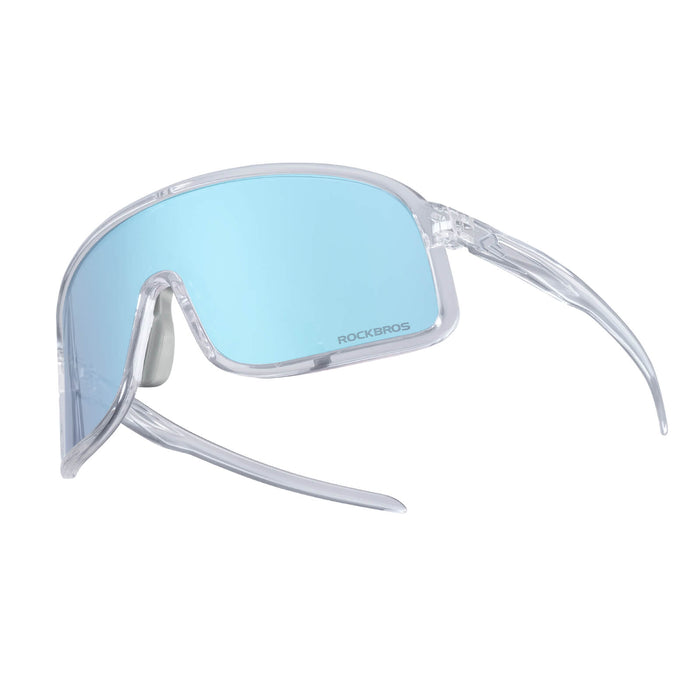 ROCKBROS-Photochromic-Sunglasses-TR90-Frame-Cycling-Glasses-UV400-Unisex-SP350 #Color_Transparent Blue