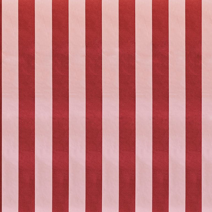 Pink & Red Stripe Paper Tablecloth - 260cm x 138cm