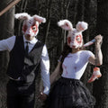 Plush Bloody Rabbit Mask
