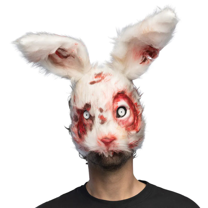 Plush Bloody Rabbit Mask