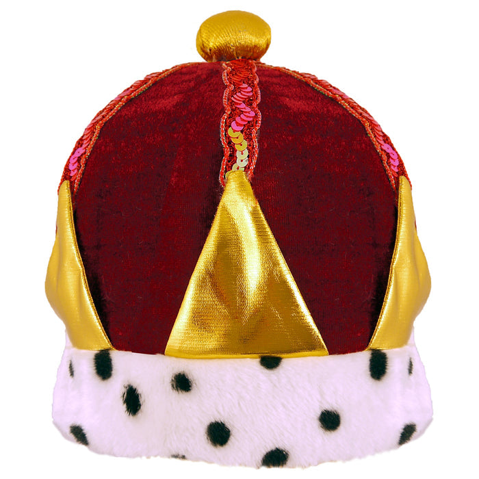Plush King’s Royal Crown Hat