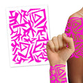 Pop Hunters Pink Markings Tattoos - A5 Sheet