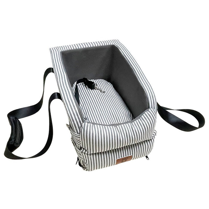 Grey Stripped with Black Accents / 44*22*24CM