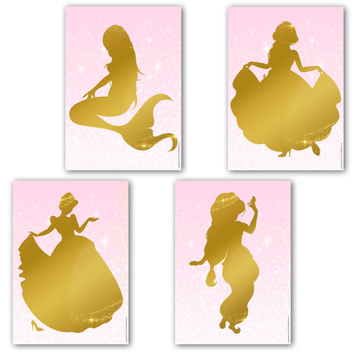 Princess Pink Sparkle Posters - A3 - Pack of 4