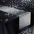 Printed Disco Ball Squares Table Runner - 1.83m