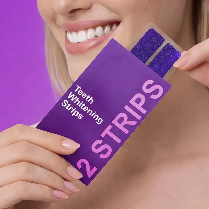 Purple Teeth Whitening Strips (7‑Day Kit)