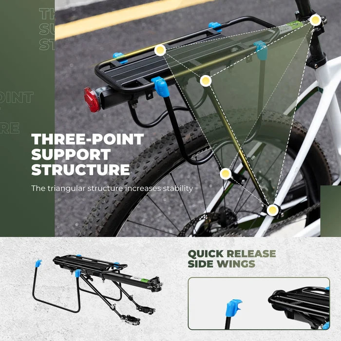 Quick Release Rear Bike Rack