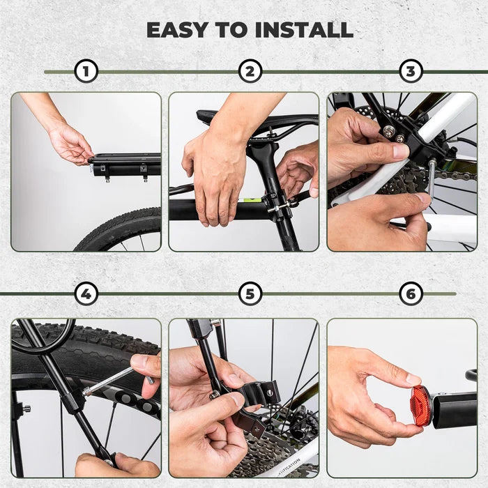 Quick Release Rear Bike Rack
