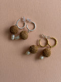 Quondong + pearl Hoops