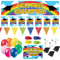 Rainbow Pre-School Graduation Party Decoration Pack