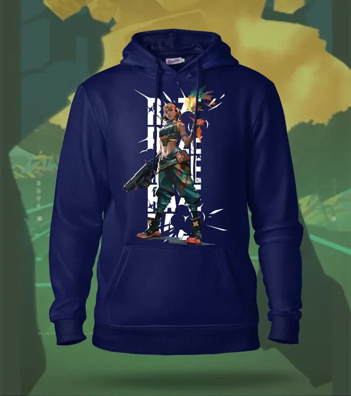 Raze | Valorant – Blast Artist Regular Hoodie - Navy / XS - Valorant