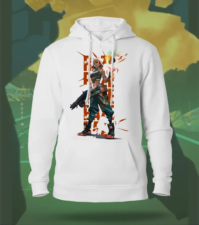 Raze | Valorant – Blast Artist Regular Hoodie - White / XS - Valorant