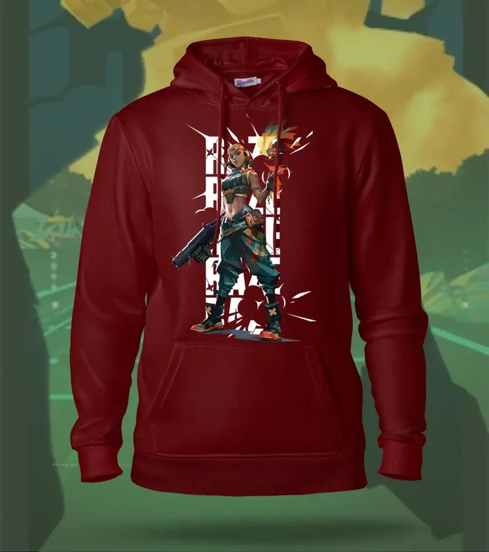 Raze | Valorant – Blast Artist Regular Hoodie - Maroon / XS - Valorant