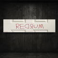 RedRum Horror Movie Paper Banner Decoration - 120cm x 30cm