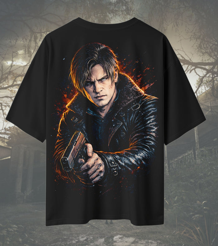 Resident Evil Leon Kennedy T-Shirt – Umbrella & S.T.A.R.S. Graphic