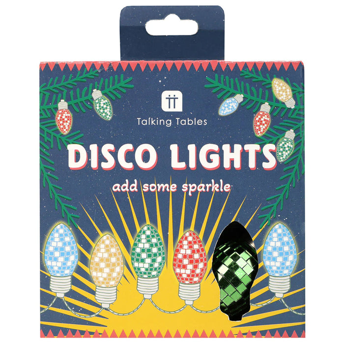 Retro Light Bulb Disco Ball Effect LED Lights - 1.65m