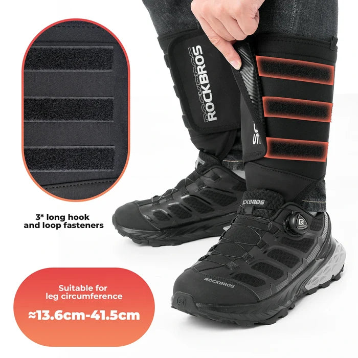ROCKBROS reusable ankle warmers windproof winter