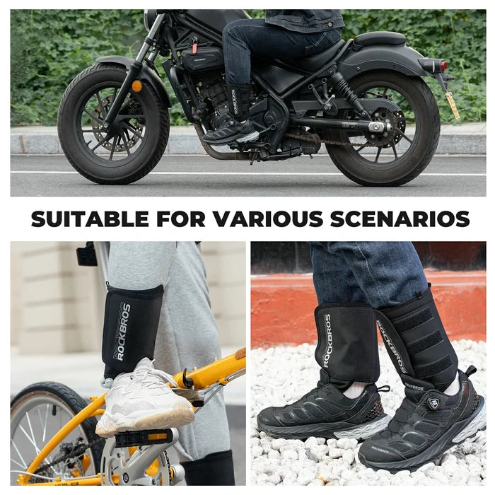 ROCKBROS reusable ankle warmers windproof winter