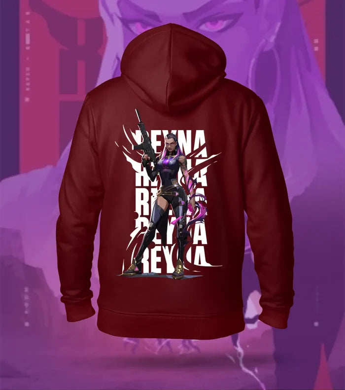 Back (Duel Print) / Maroon / XS