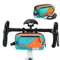 ROCKBROS bike handlebar bag with shoulder strap, versatile design, 2.5L capacity, waterproof and practical for cycling.