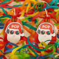 Santa Shaped Party Poppers - Pack of 12