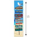 Seaside Beach Sign Post Portrait Banner - 30cm x 120cm