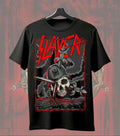 Slayer Heavy Metal Graphic Regular T-Shirt | Music Band Tee | Front & Dual Print