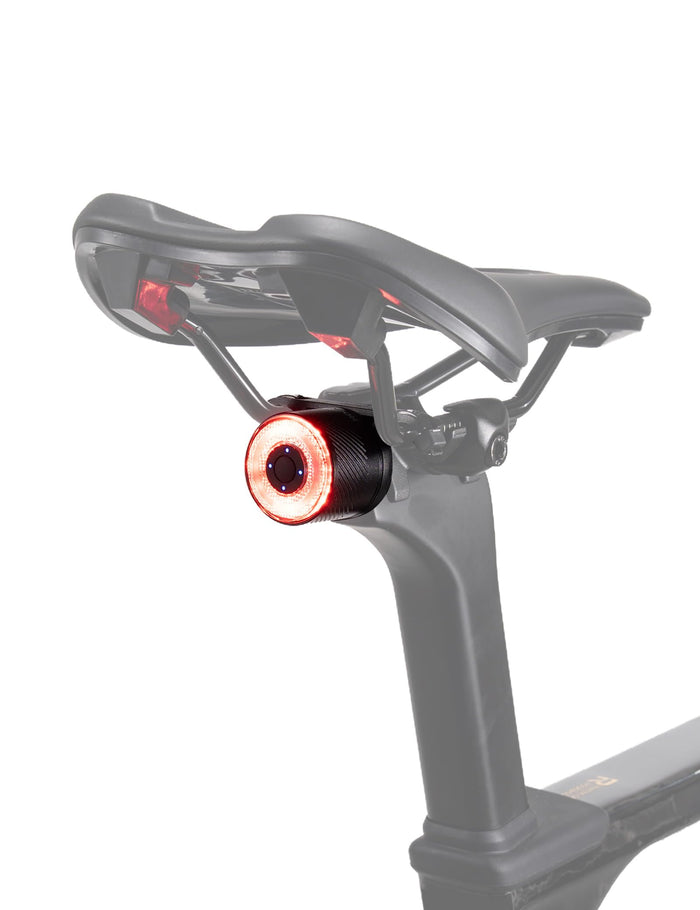 Smart rear bike light detail view