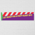 Space Cadet Party Blast Off Toys Banner - 120cm x 30cm