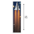 Space Rocket Ship Portrait Wall Banner Decoration - 1.2m