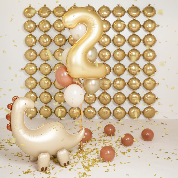 Standing Brontosaurus Foil Balloon - 35"