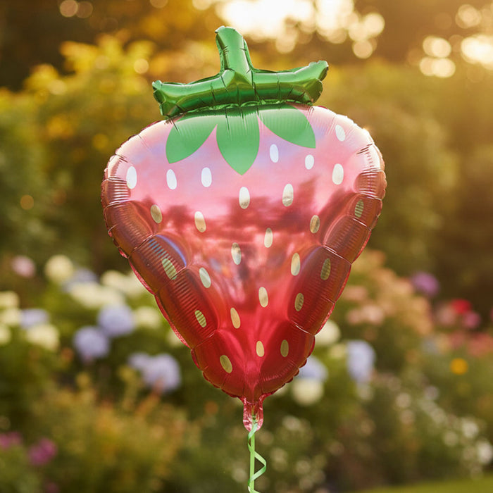 Strawberry Foil Balloon - 27"