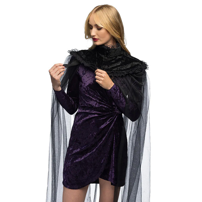 Stylish Black Gothic Cape