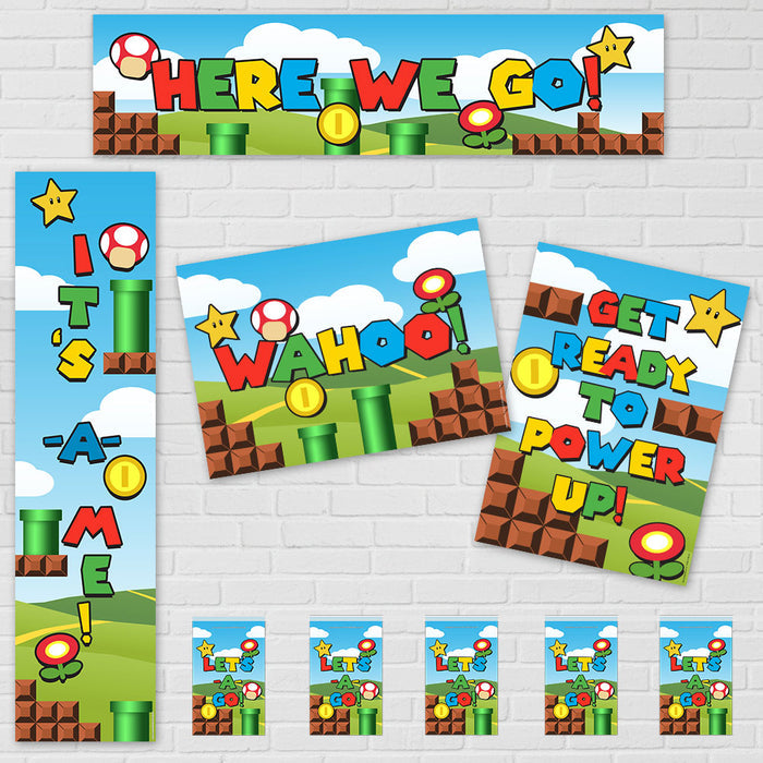 Super Plumber Brothers Paper Decoration Pack