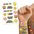 Super Plumber Brothers Tattoos - Sheet of 14