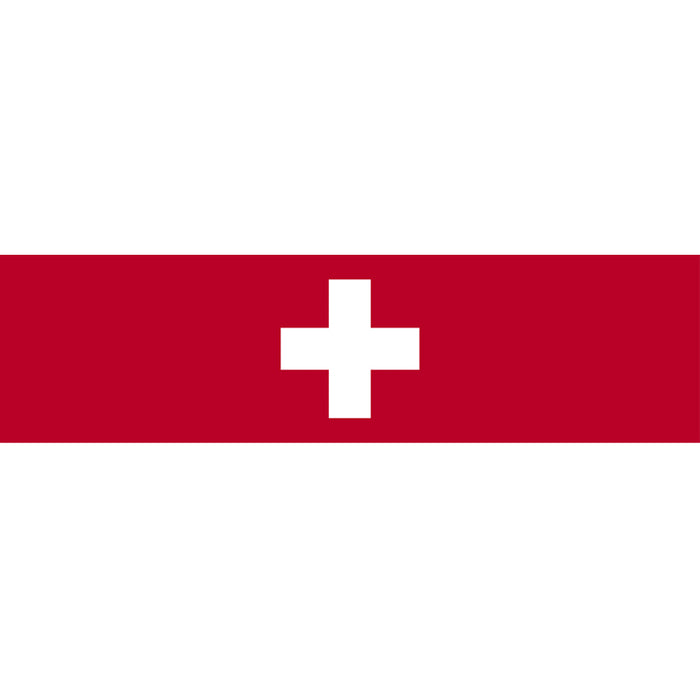 Switzerland Flag Swiss Banner Decoration - 1.2m