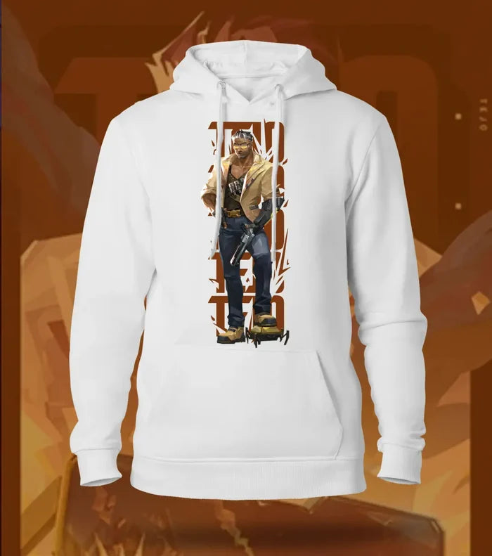 Tejo | Valorant – Street Enforcer Regular Hoodie - White / XS - Valorant