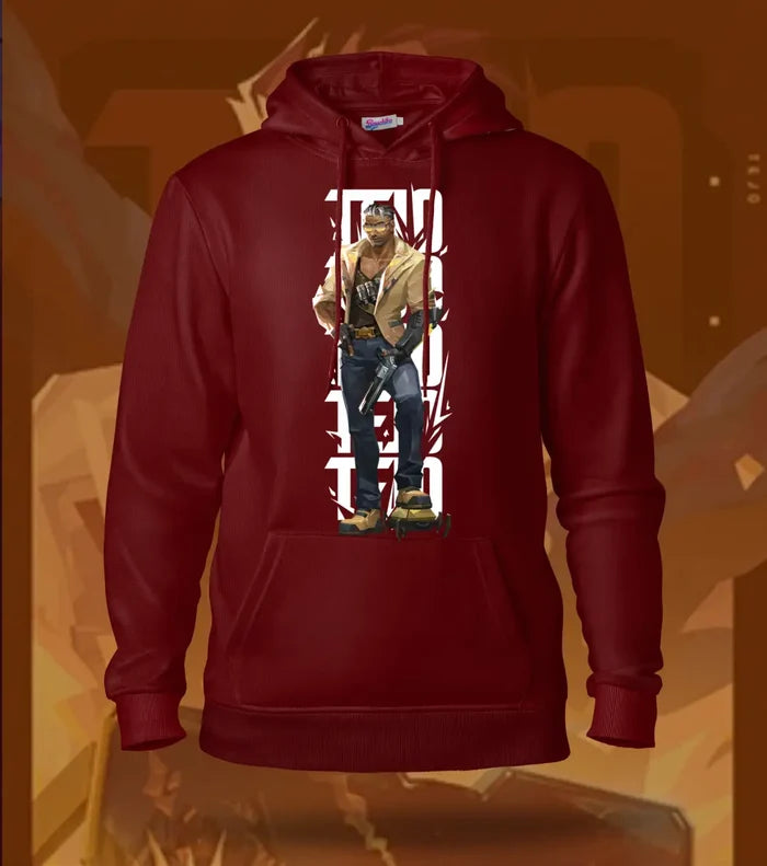Tejo | Valorant – Street Enforcer Regular Hoodie - Maroon / XS - Valorant
