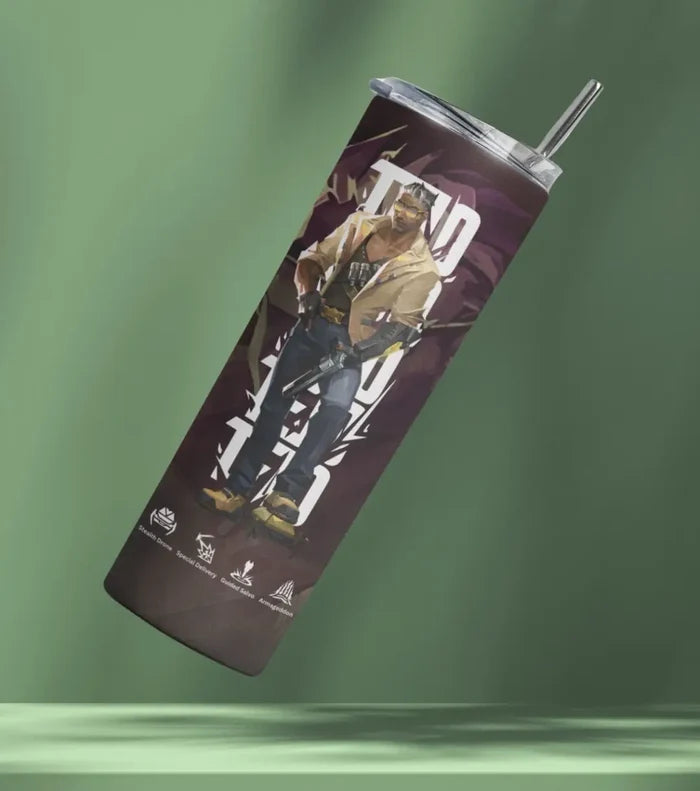Tejo Valorant Tumbler – Street Enforcer | Hydration On Command - Valorant