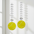 Tennis Ball Danglers Close-Up White Wall