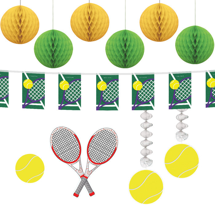 Tennis Wimbledon Window Display Decoration Pack