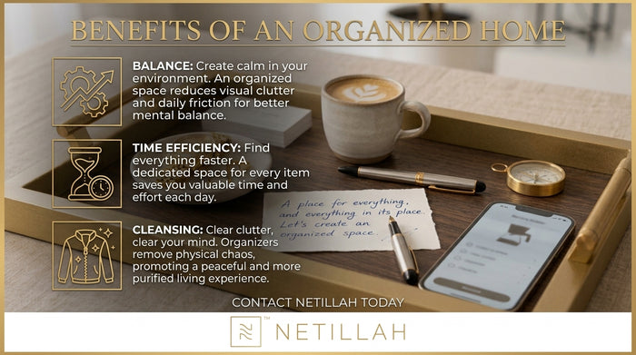 The Netillah Premium Desktop Organizer Tray: Crafting a Sanctuary of Clarity