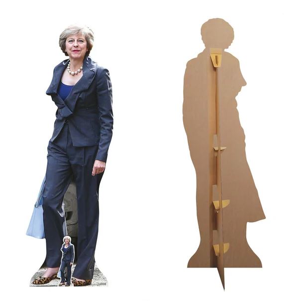 Theresa May Cardboard Cutout - 1.7m
