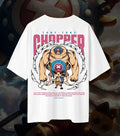 Tony Tony Chopper Oversized T-Shirt – One Piece Anime Tee | Cute x Monster Form Streetwear - White / XS / 180GSM