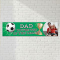 Top of the League Football Dad Personalised Banner  - 120cm x 30cm