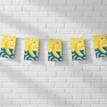 Totally Bananas Paper Bunting Decoration - 2.4m